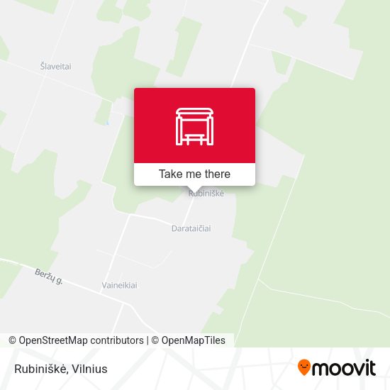 Карта Rubiniškė