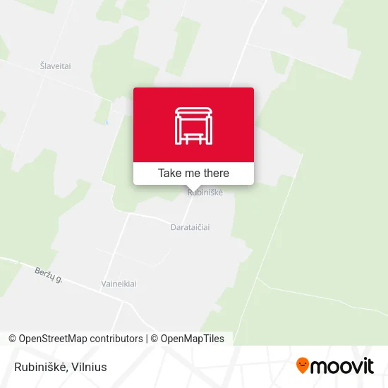 Карта Rubiniškė