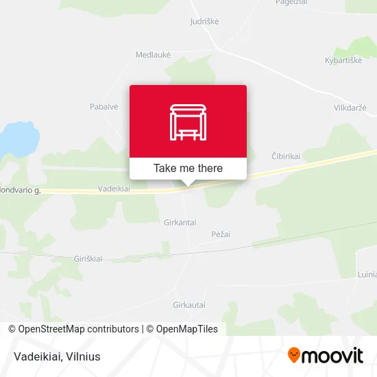 Карта Vadeikiai