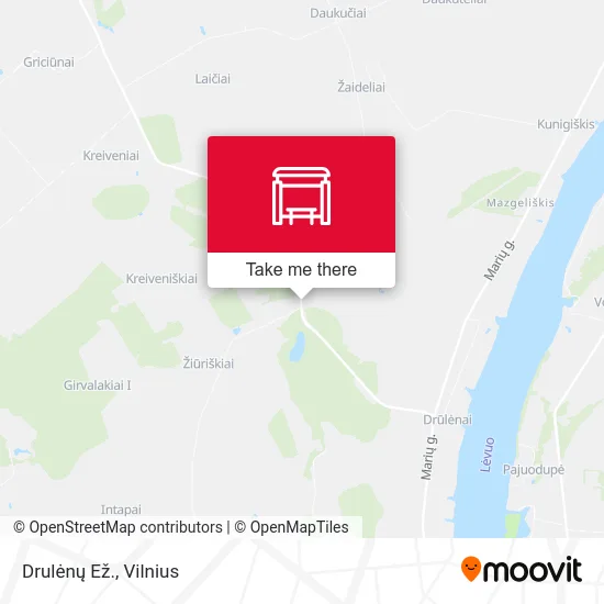 Карта Drulėnų Ež.