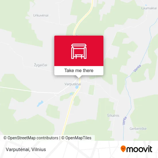 Карта Varputėnai