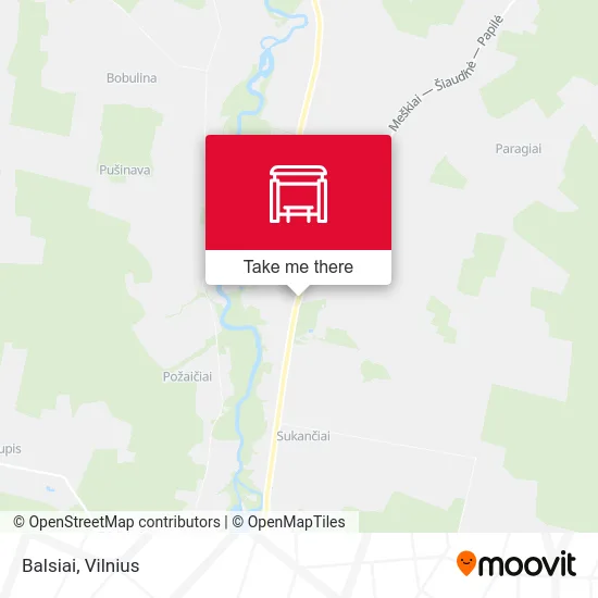 Карта Balsiai