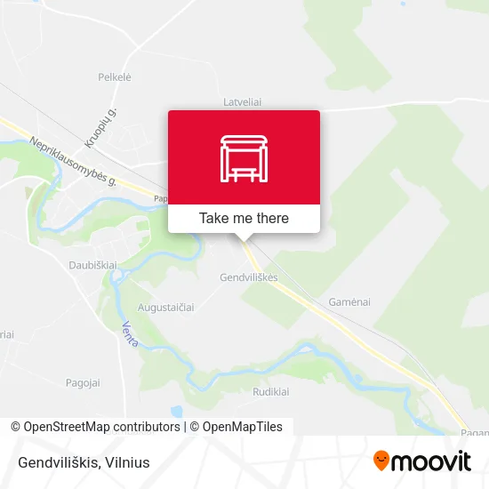 Карта Gendviliškis