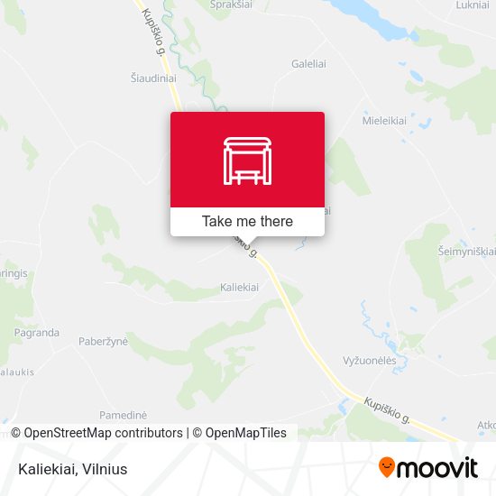 Карта Kaliekiai