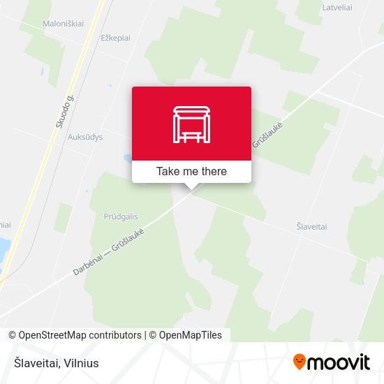 Карта Šlaveitai
