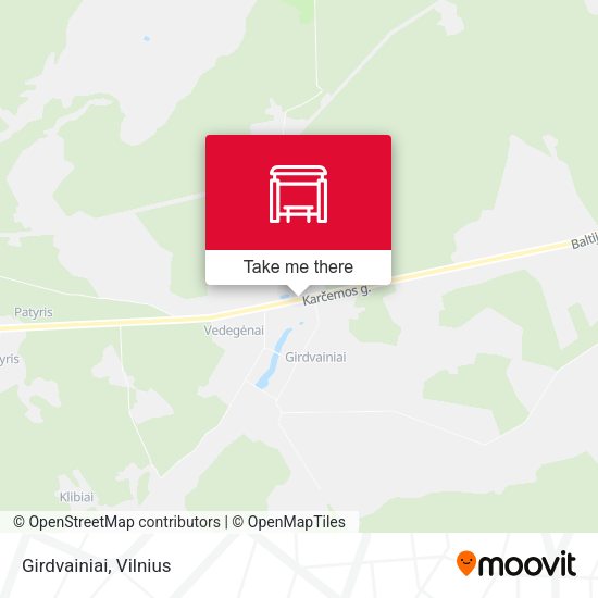Карта Girdvainiai