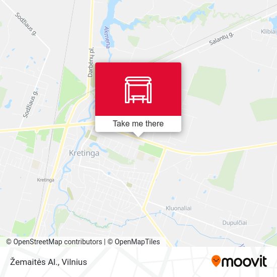Карта Žemaitės Al.