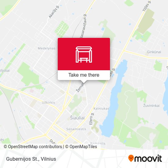 Карта Gubernijos St.
