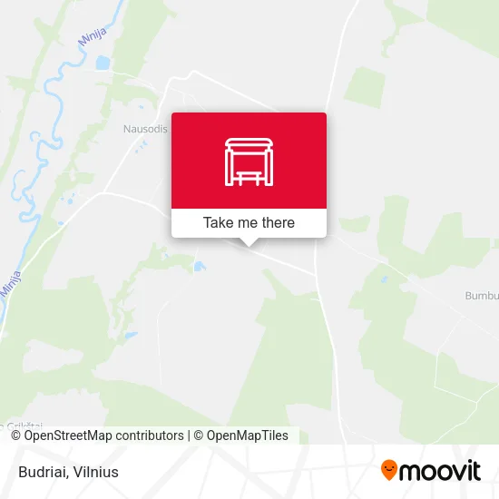 Карта Budriai