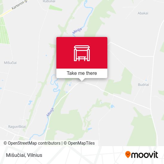 Карта Mišučiai
