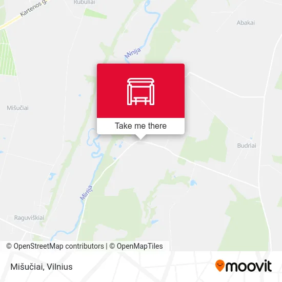 Карта Mišučiai
