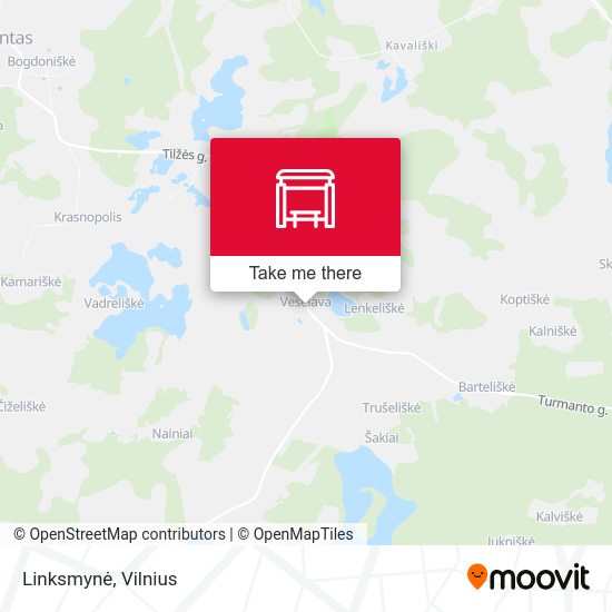 Карта Linksmynė