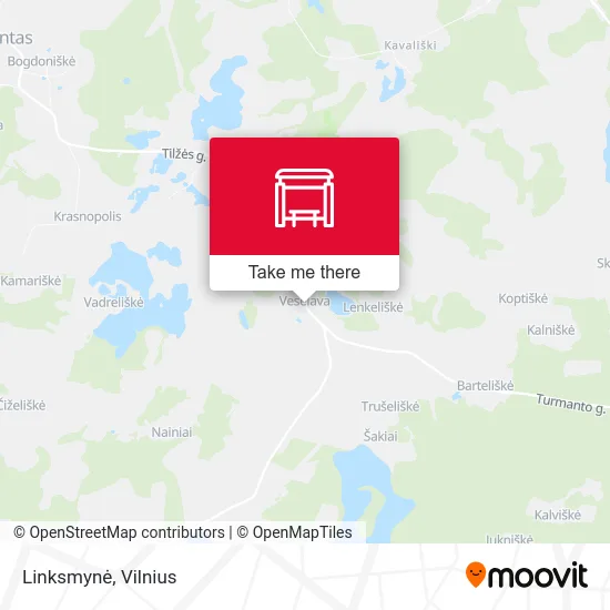 Карта Linksmynė