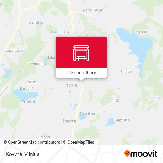 Карта Kovynė