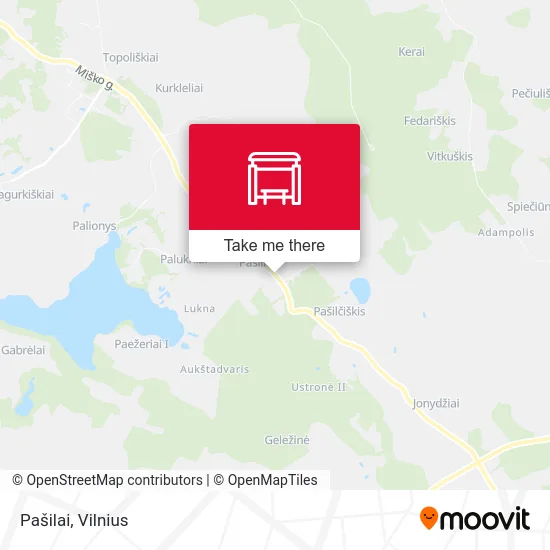 Карта Pašilai
