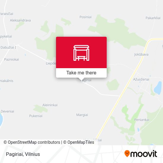 Карта Pagiriai
