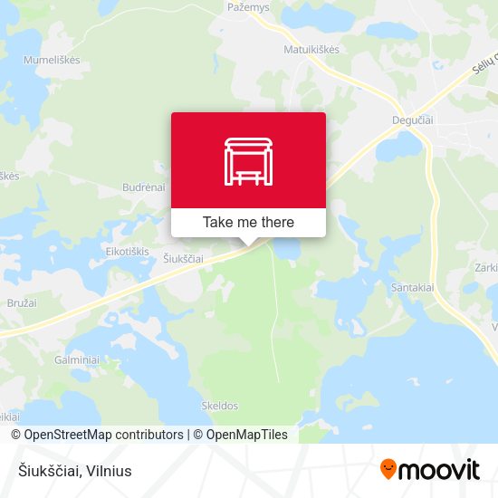 Карта Šiukščiai