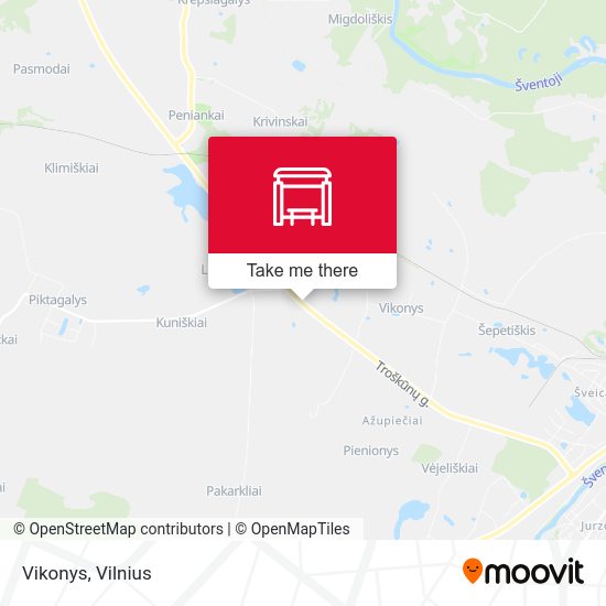 Карта Vikonys