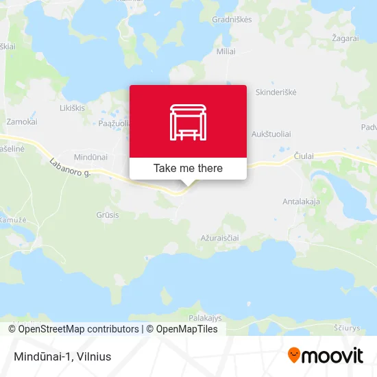 Mindūnai-1 map