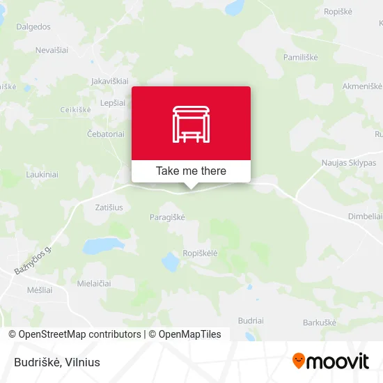 Карта Budriškė