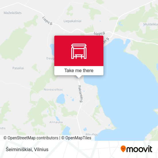 Карта Šeiminiškiai