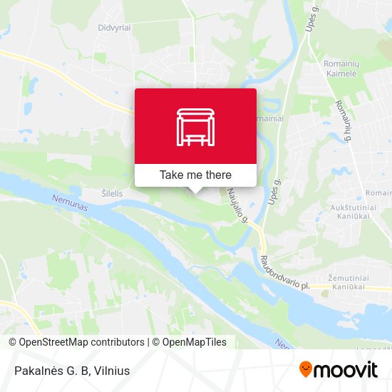 Карта Pakalnės G. B