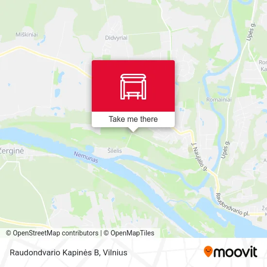Карта Raudondvario Kapinės B