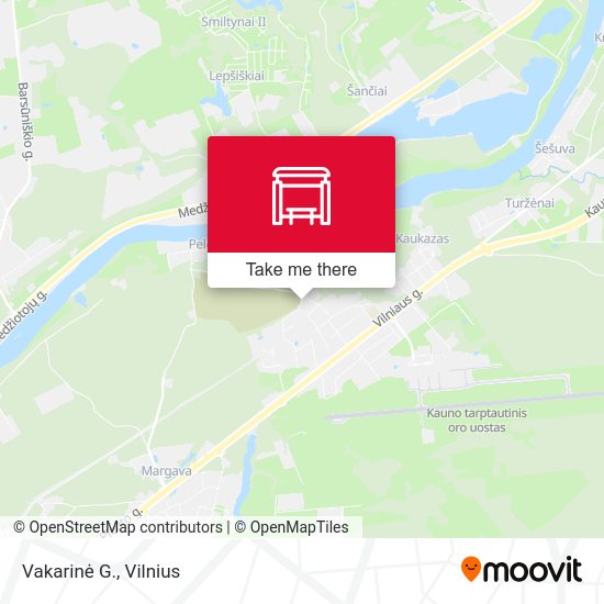 Карта Vakarinė G.