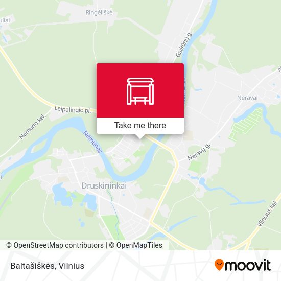 Карта Baltašiškės