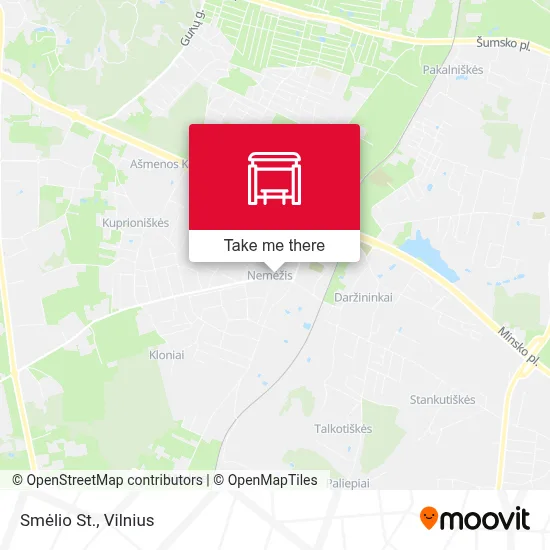 Smėlio St. map