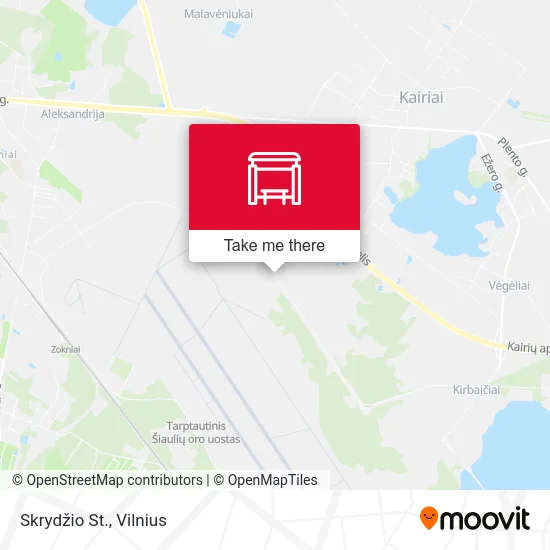 Карта Skrydžio St.
