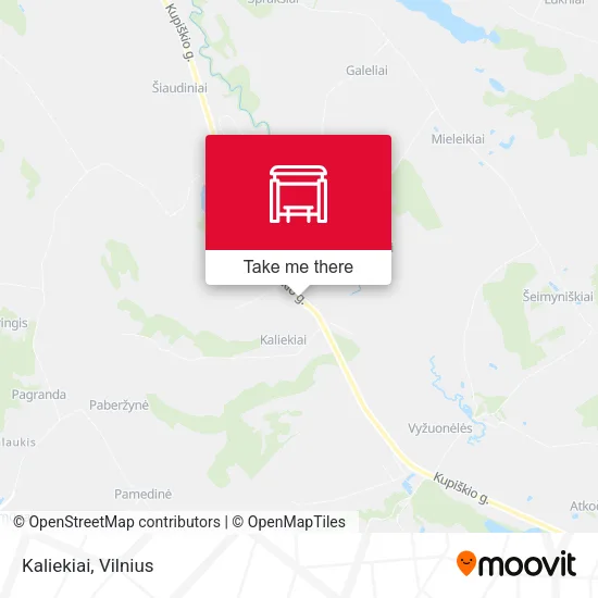 Карта Kaliekiai