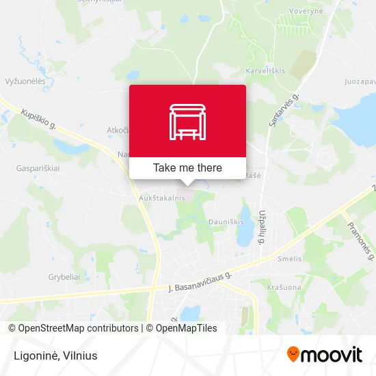 Карта Ligoninė