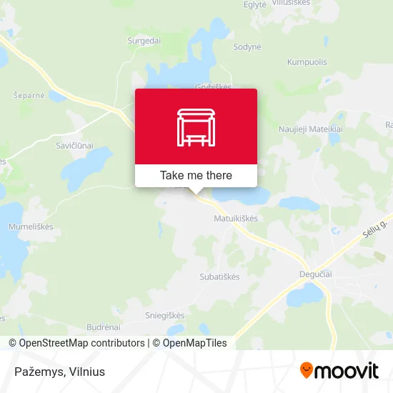 Карта Pažemys