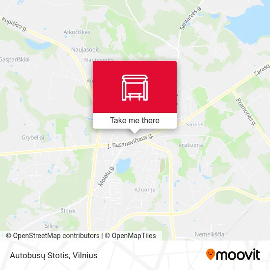 Autobusų Stotis map