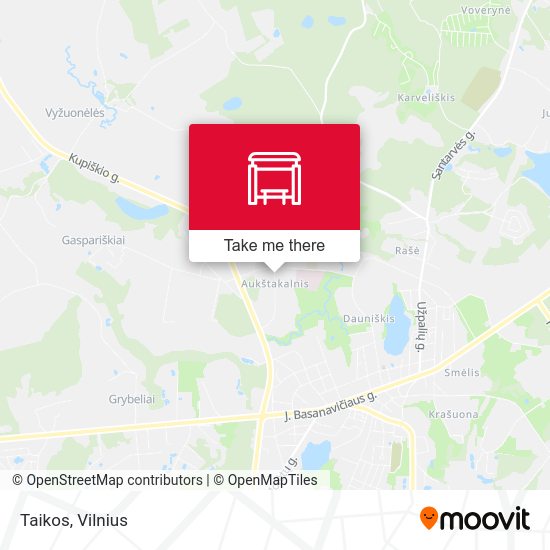 Карта Taikos