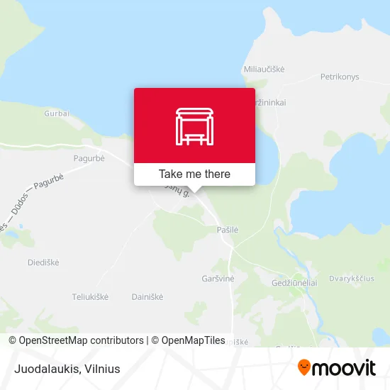 Карта Juodalaukis