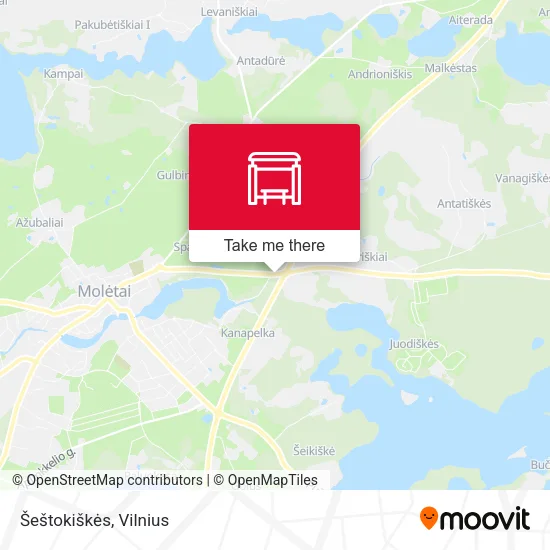 Карта Šeštokiškės