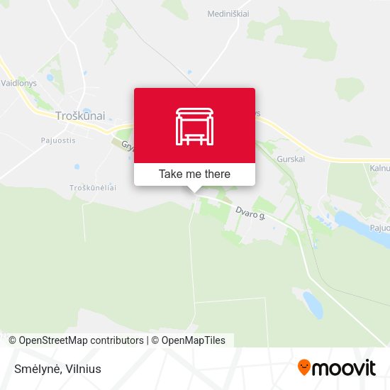 Карта Smėlynė