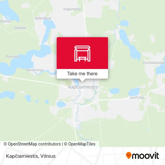 Карта Kapčiamiestis