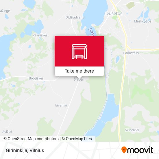 Карта Girininkija