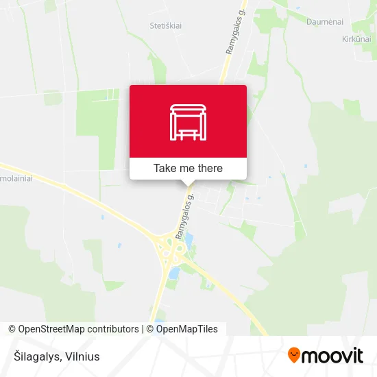 Карта Šilagalys