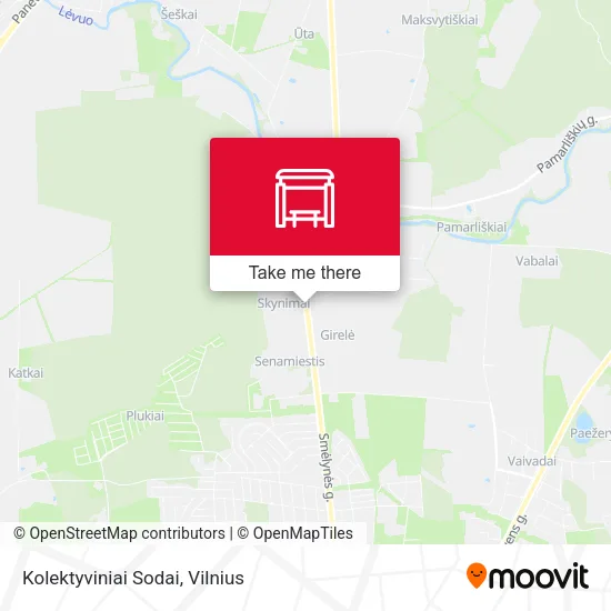 Карта Kolektyviniai Sodai