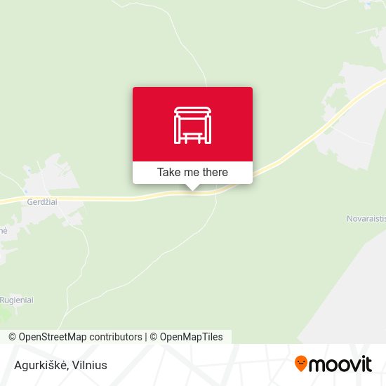 Карта Agurkiškė