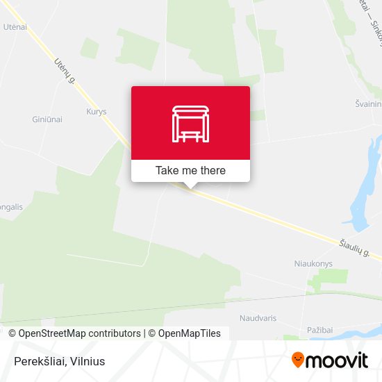Карта Perekšliai