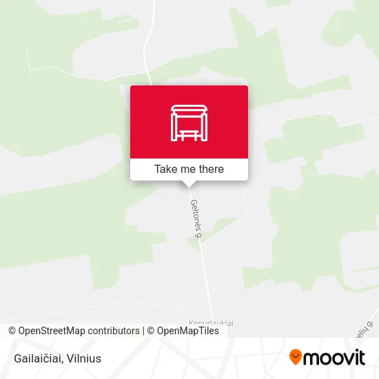 Карта Gailaičiai