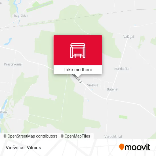Карта Viešviliai