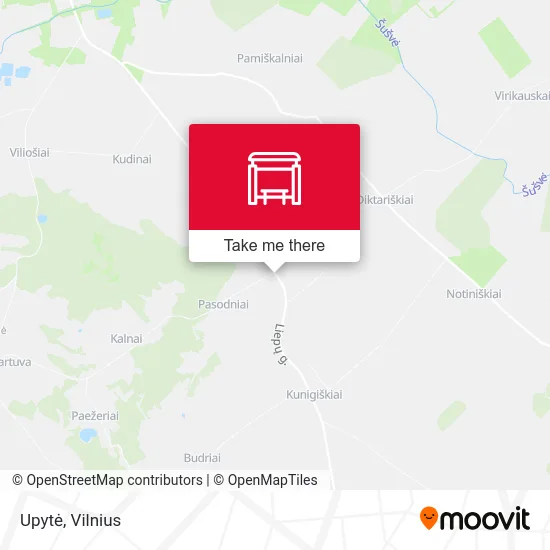 Карта Upytė
