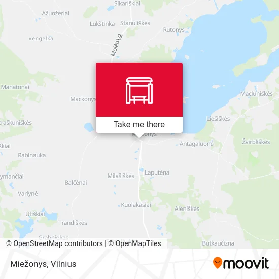 Карта Miežonys