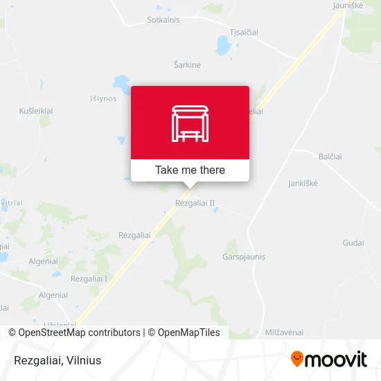 Карта Rezgaliai